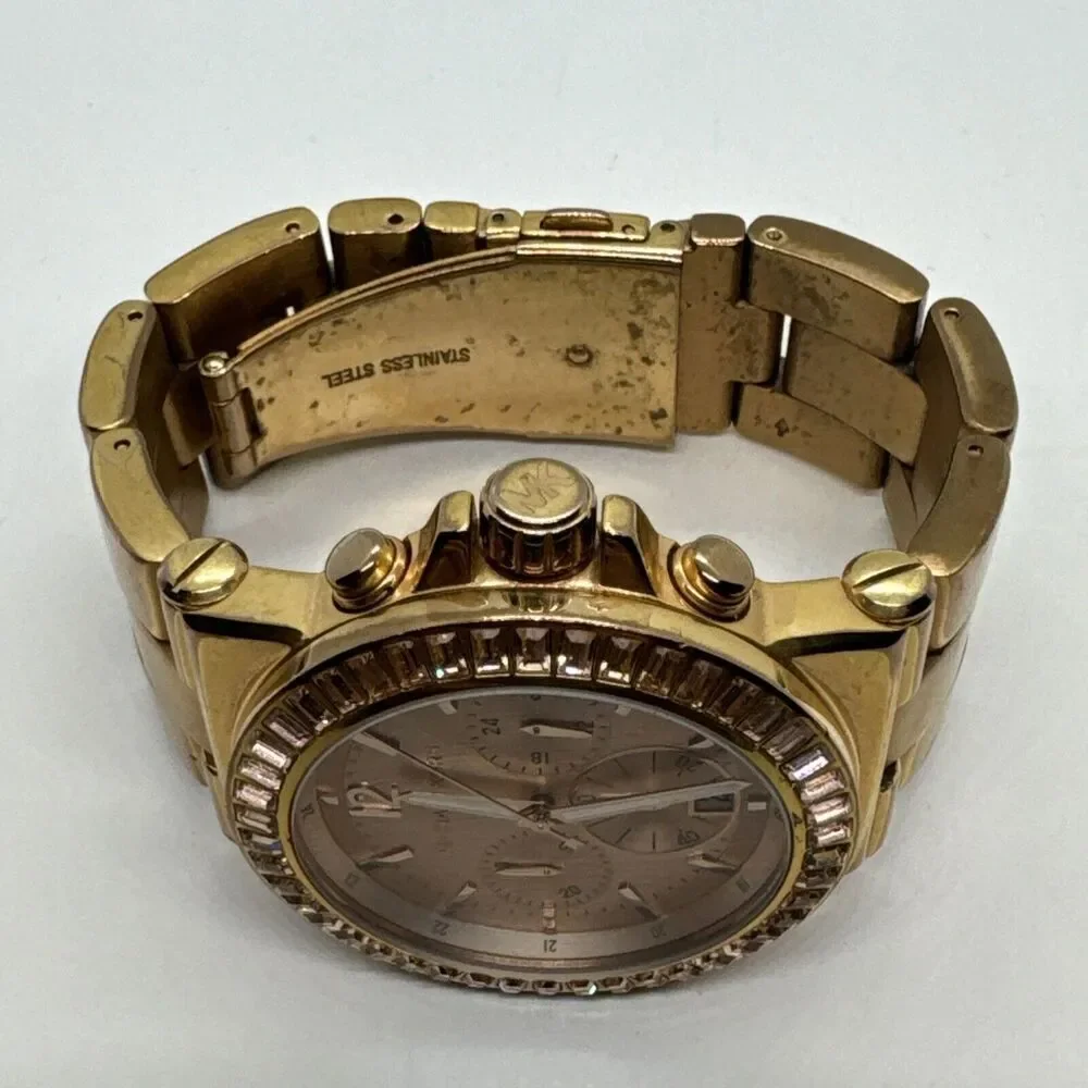 Michael Kors MK5412 Women's Rose Gold Stainless Steel Analog Dial Watch JNA586